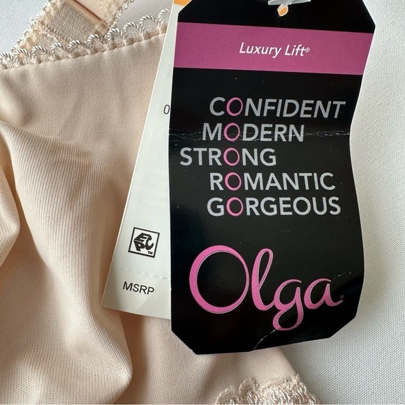 Olga® Underwire Bra Luxury Lift, Ivory, 35063, Size 38DD, NWT - Picture 7 of 9